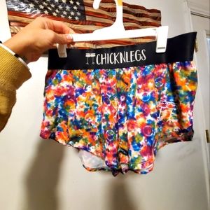 Chicken legs running shorts